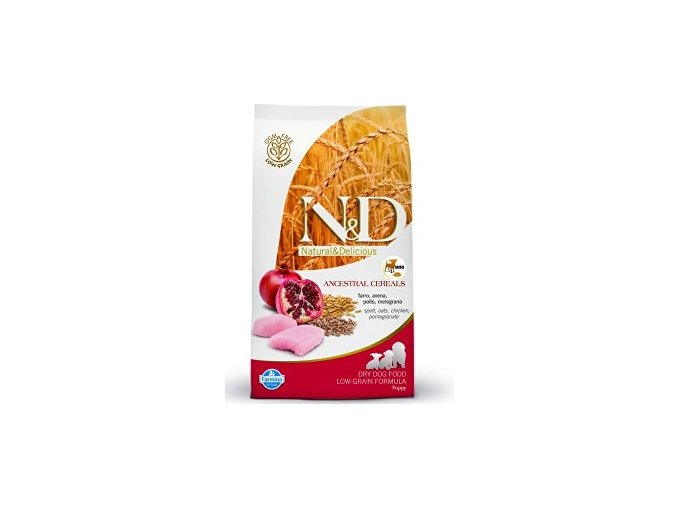 N&D LG DOG Puppy Mini Chicken & Pomegr 7kg