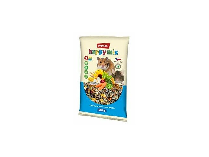 Darwin drobný hlodavec happy mix 500g