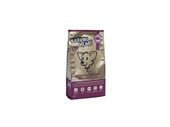 BARKING HEADS PROFES. SMALL BREED DUCK GRAIN FREE 12kg