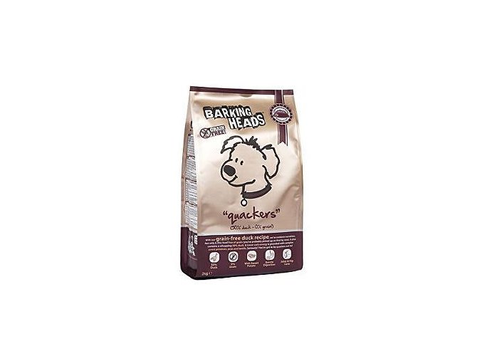 BARKING HEADS Quackers GRAIN FREE 2 kg