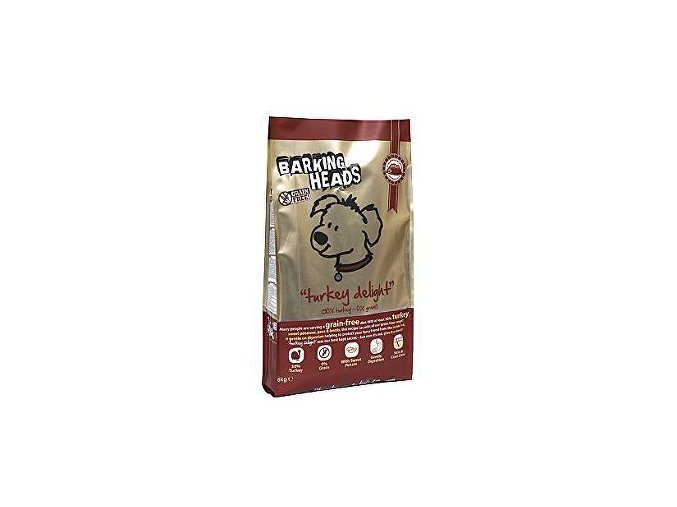 BARKING HEADS Turkey Delight GRAIN FREE 6 kg