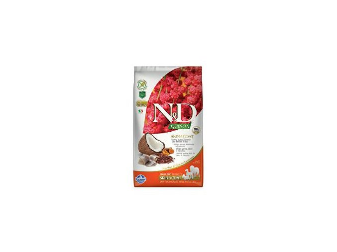 N&D GF Quinoa DOG Skin&Coat Herring & Coconut 2,5kg