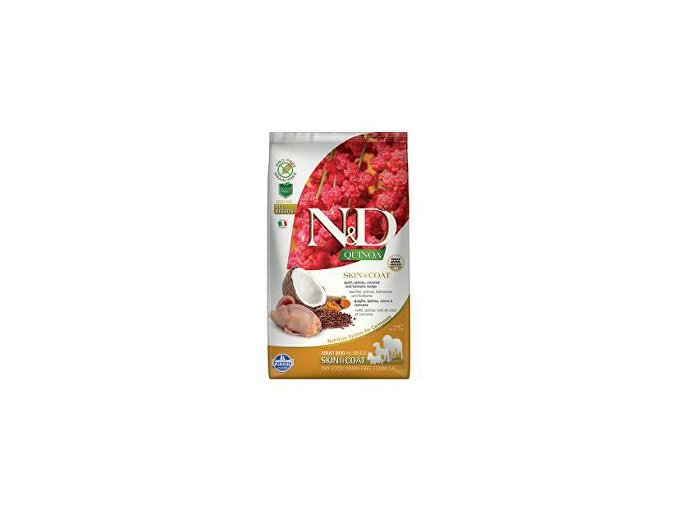 N&D GF Quinoa DOG Skin&Coat Quail & Coconut 2,5kg