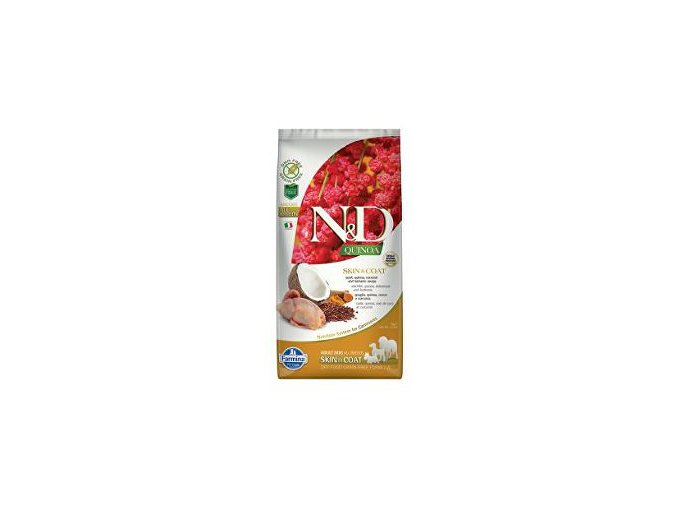 N&D GF Quinoa DOG Skin&Coat Quail & Coconut 7kg