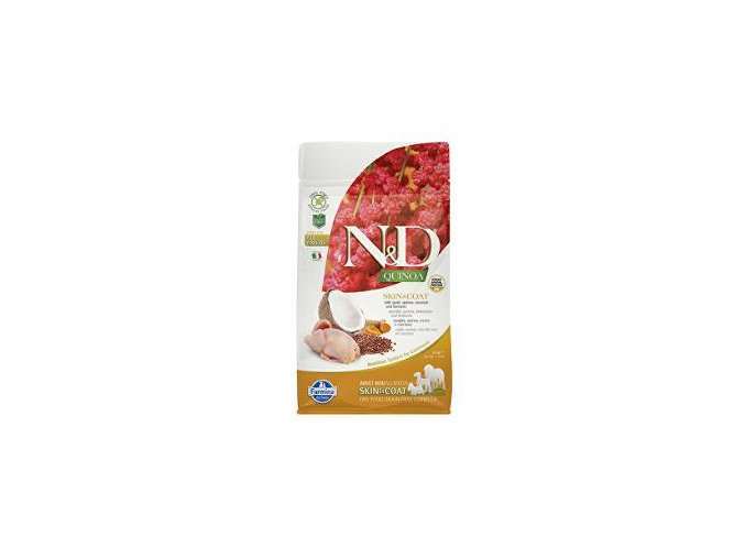 N&D GF Quinoa DOG Skin&Coat Quail & Coconut 800g
