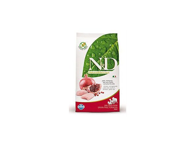 N&D Grain Free DOG Adult Chicken & Pomegranate 12kg