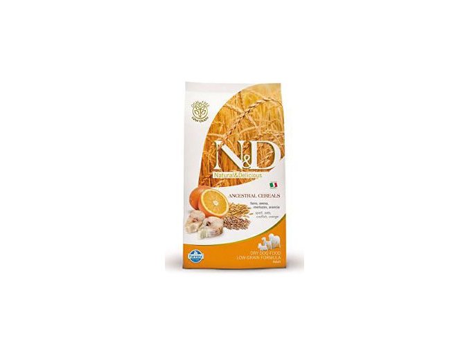 N&D Low Grain DOG Adult Codfish & Orange 2,5kg