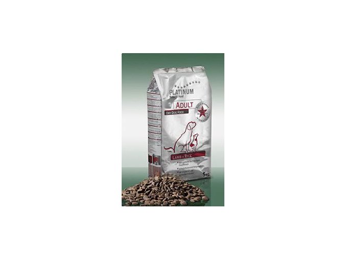 Platinum Adult Lamb+Rice 5kg