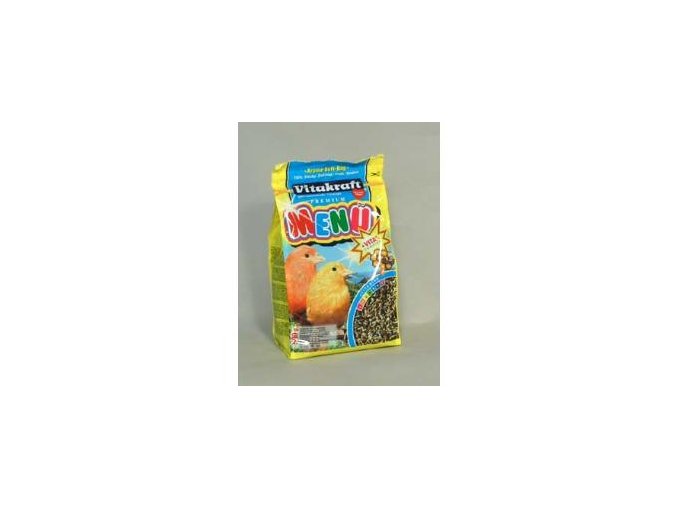 vitakraft bird krm menu vital honey canary 500g