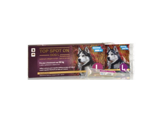 top spot on dog l 1x3ml nad 30kg