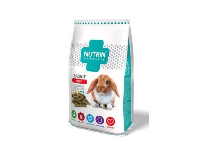 nutrin complete kralik adult fruit 400g