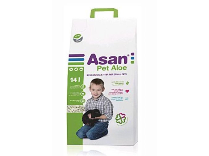 ASAN Pet Aloe Podstielka 14L