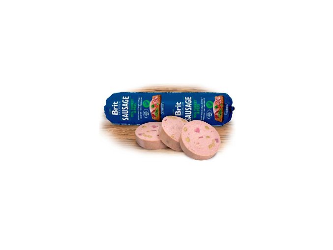 Brit Sausage Turkey & Pea 800g