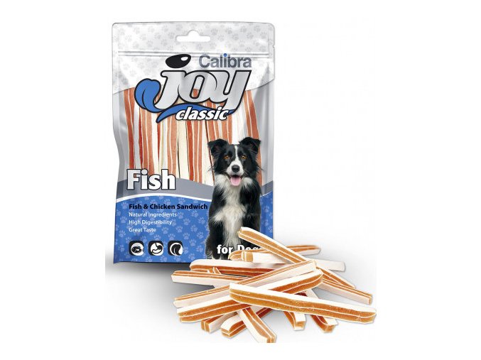 calibra joy dog classic fishchicken sandwich 80g new