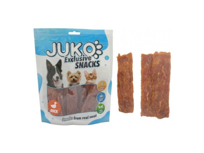 juko excl smarty snack soft duck jerky 250g