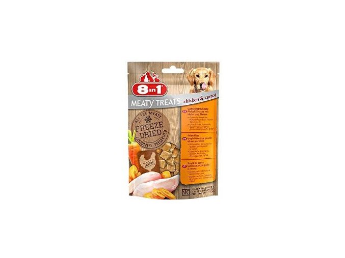 Pochúťka 8in1 FD Chicken/Carrots 50g