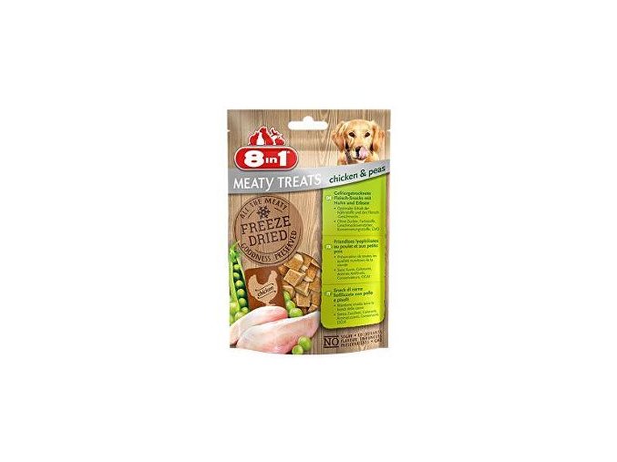 Pochúťka 8in1 FD Chicken/Peas 50g