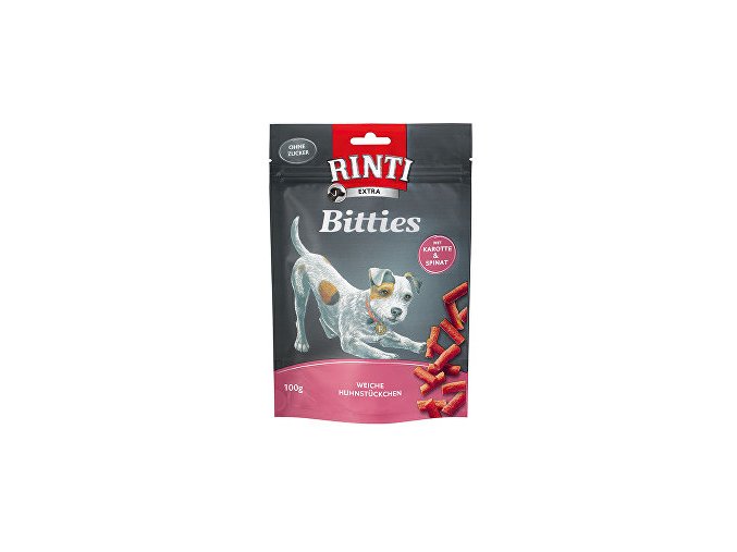 Rinti Dog Extra Mini-Bits mrkva + špenát 100g