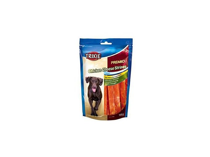 Trixie Premio CHICKEN CHEESE STRIPES so syrom 100g