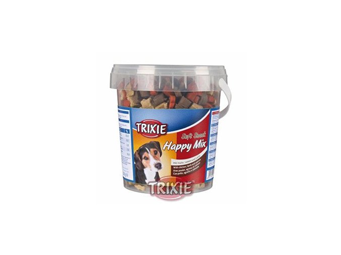 Trixie Soft Snack Happy MIX kura, jahňacie, losos 500g