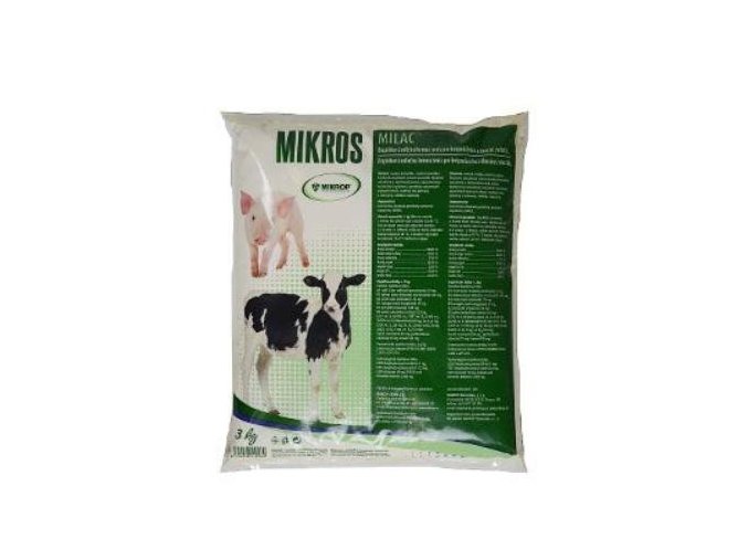 MIKROP Milac kŕmne mlieko šteňa / mača / teľa / prasiatko 3kg