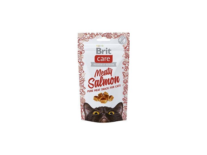 Brit Care Cat Snack Meaty Salmon 50g