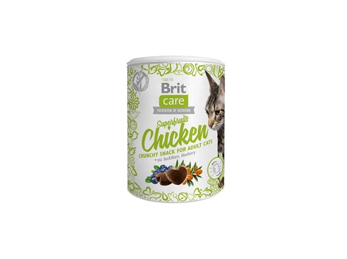 Brit Care Cat Snack Superfruits Chicken 100g