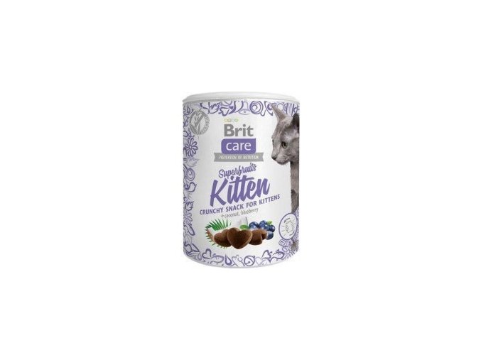 Brit Care Cat Snack Superfruits Kitten 100g