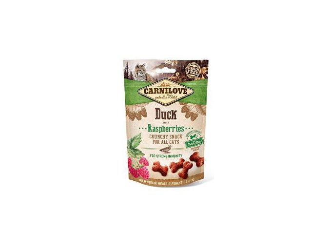 Carnilove Cat Crunchy Snack Duck&Raspberries 50g