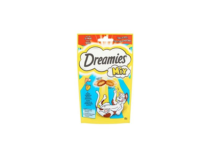 Dreamies pochúťka s lososom a syrom 60g