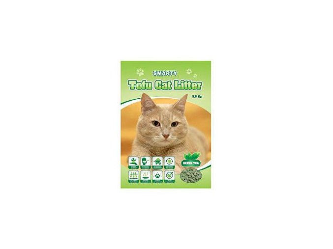 Podstielka Smarty Tofu Cat Litter-Green Tea 6l