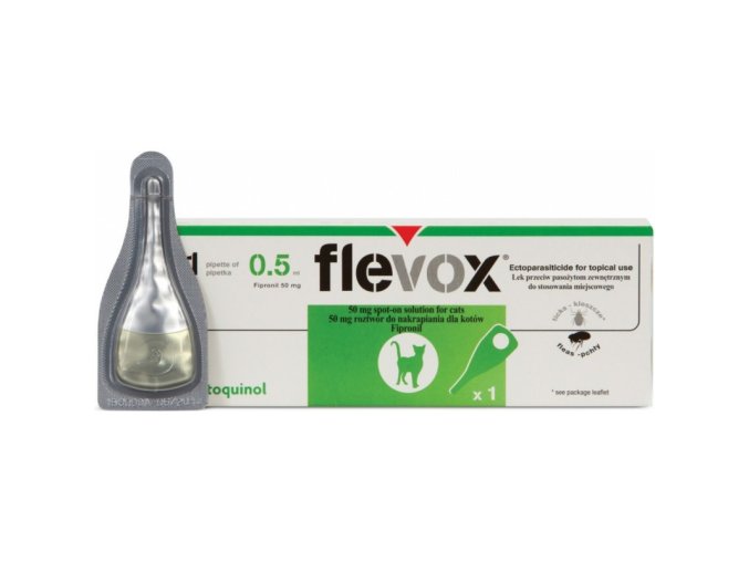 Vétoquinol Flevox Spot-On Cat 50mg sol 1x0,5ml