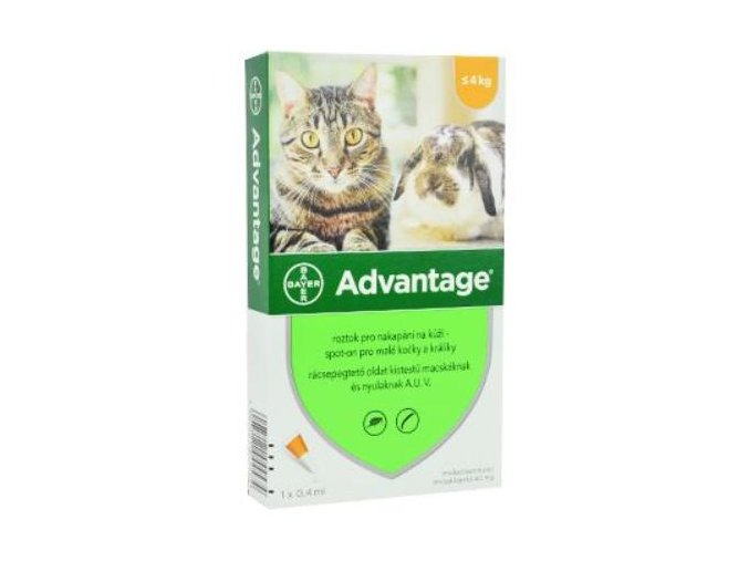 Advantage 40 10% 1x0,4ml pre mačky do 4kg