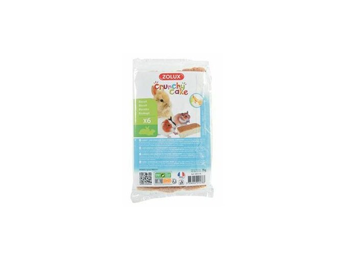 Crunchy Cake jablko / banán pre hlodavce 75g