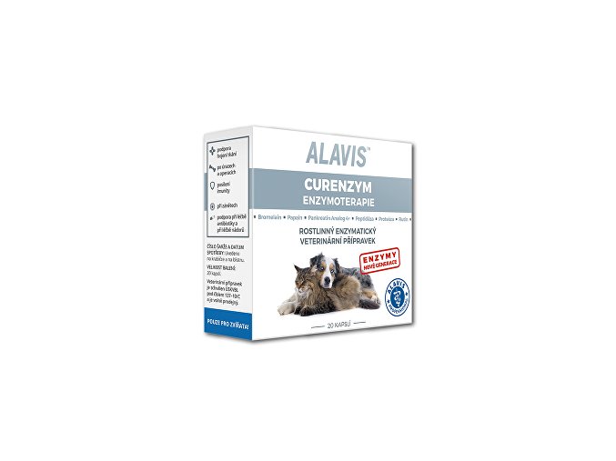 Alavis Enzymoterapia-Curenzym pre psov a mačky 20cps