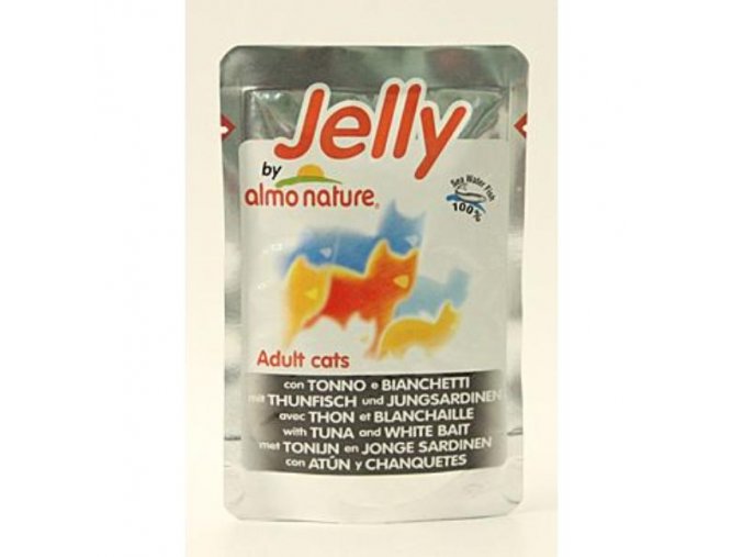 Almo Cat Jelly kapsa tuniak+sardinky 70g