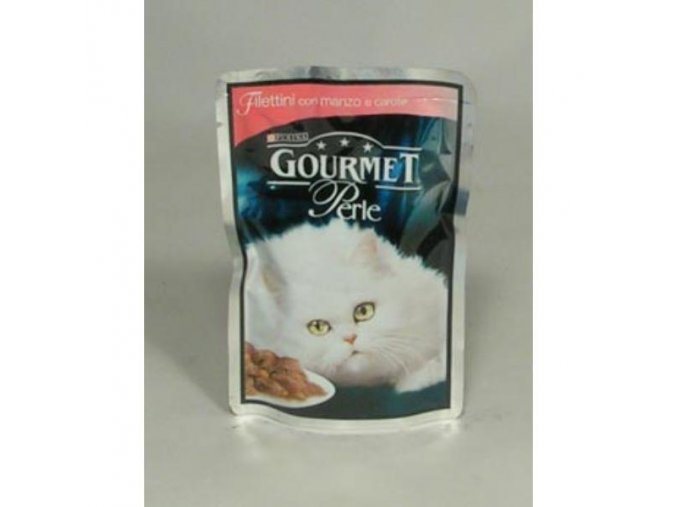 Gourmet Perle kapsa hovädzie+mrkva 85g