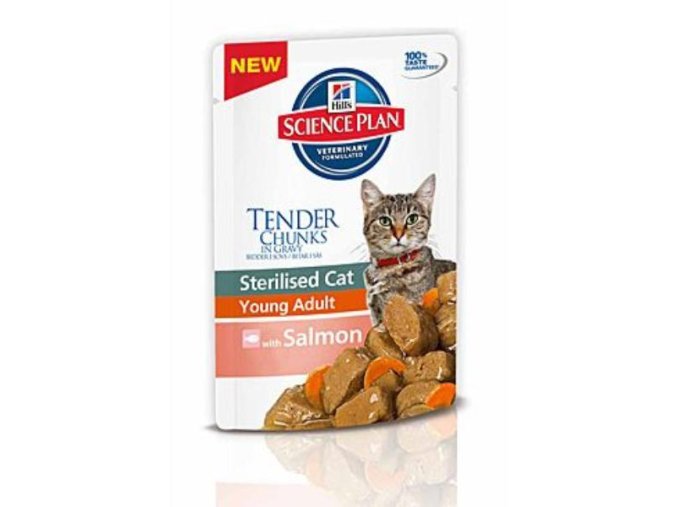 Hill's Feline kapsa Adult Young Sterilised Salmon 85g