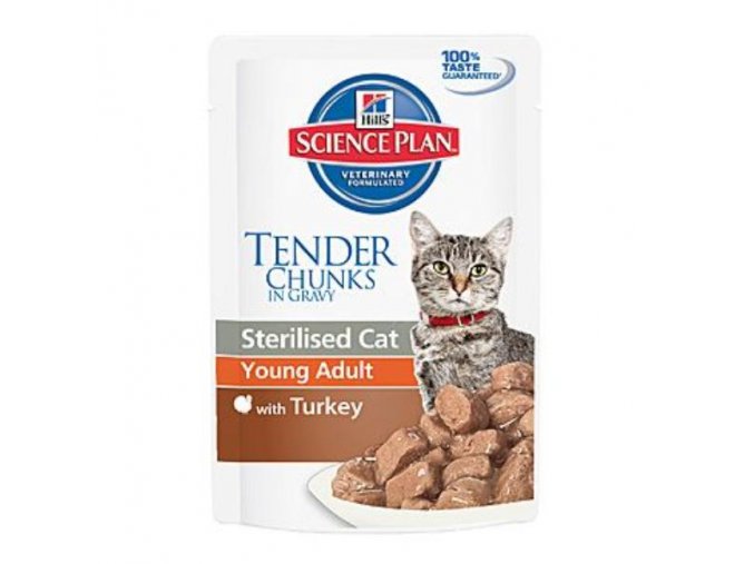 Hill's Feline kapsa Adult Young Sterilised Turkey 85g