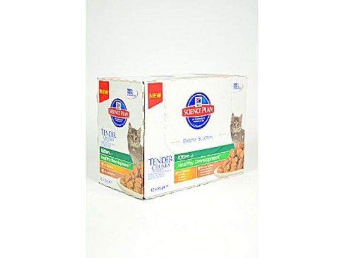 Hill's Feline kapsa Kitten Multipack Ch.,Turk. 12x85g