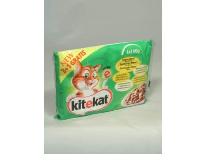 Kitekat kapsa Farmárske menu 4x100g