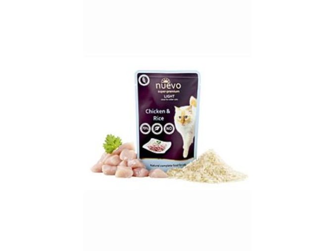 Nuevo Light kuracie s ryžou kapsa 85g