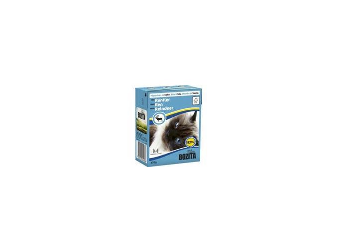 Bozita Cat kúsky v omáčke so sobím mäsom Tetrapak 370g