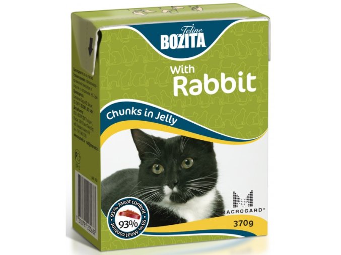 Bozita Cat kúsky v želé s králikom Tetrapak 370g