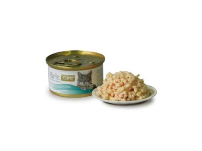 Brit Care Cat konz.kuracie prsia & syr 80g