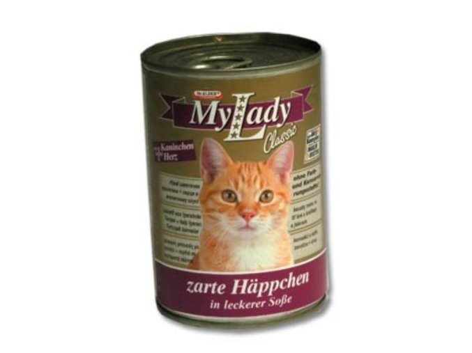 MyLady mačka konz. králik+srdce 415g
