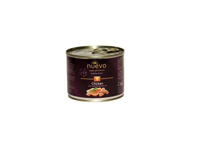 Nuevo mačiatko kura konz. 200g