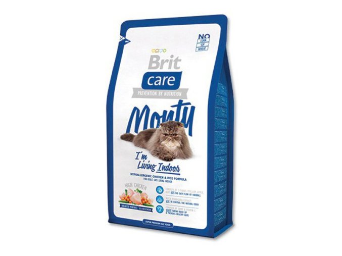 Brit Care Cat Monty I´m Living Indoor 2kg