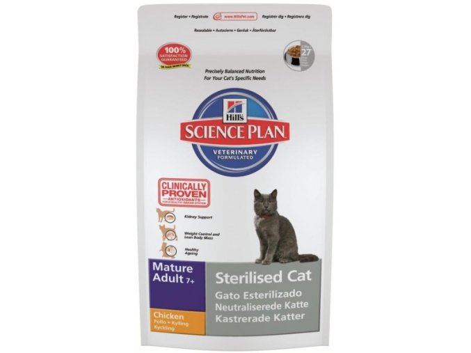 Hill's Feline Dry Adult Mature 7+ Sterilized 1,5kg