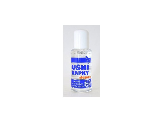 Ušné kvapky olejové pre psov TOPVET 50ml